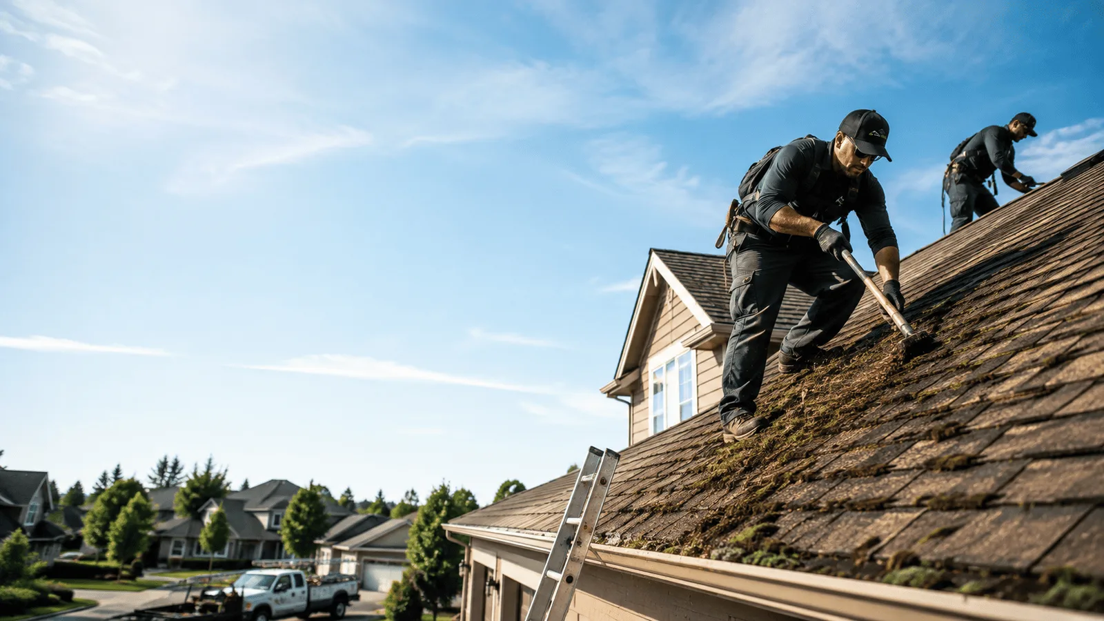 Roof Moss Removal in Hampton, MN near me